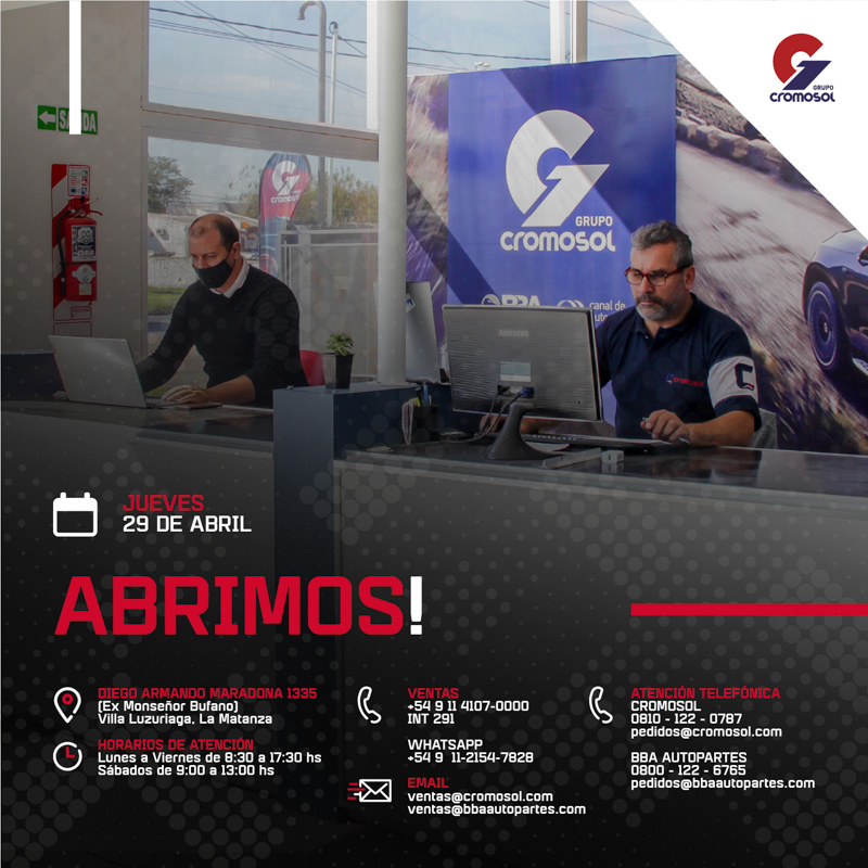 Cromosol sigue cubriendo localidades e incorpora una cuarta sede