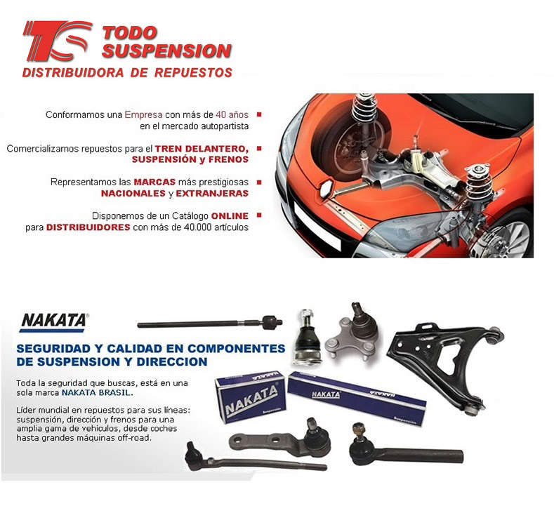 TODO SUSPENSION, 48 años en la distribución y comercialización de repuestos del automotor
