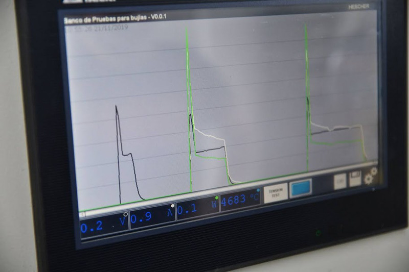 Los controles de calidad Hescher para a fabricacion de bujías diesel