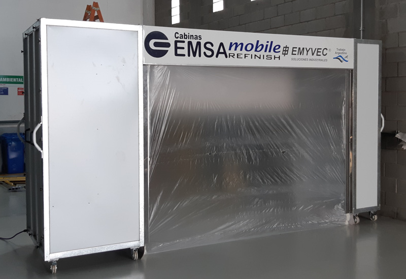 Cabina “mobile” para trabajos de alta calidad de EMYVEC