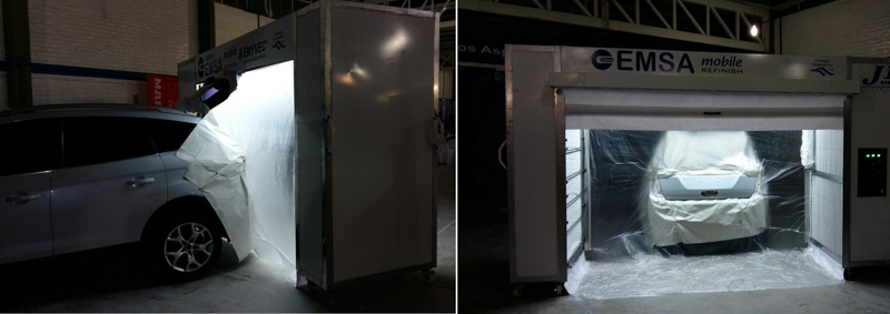 Cabina “mobile” para trabajos de alta calidad de EMYVEC