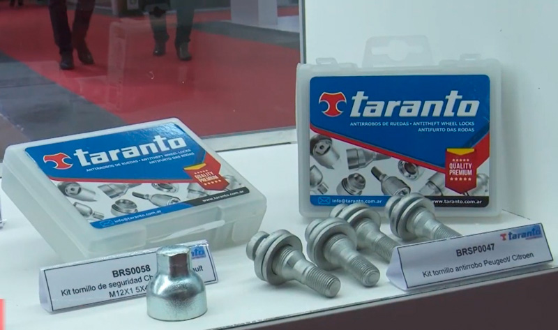 Taranto, con todas sus líneas en Automechanika Buenos Aires 2022