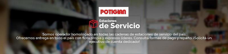 El abastecimiento de las Estaciones de Servicio de Potigian