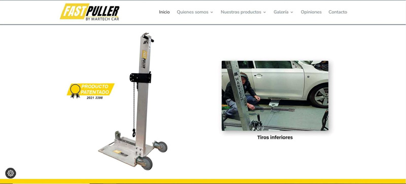Nuevo sitio internacional del Fast Puller de Martech Car