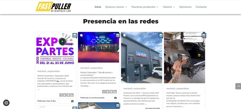Nuevo sitio internacional del Fast Puller de Martech Car