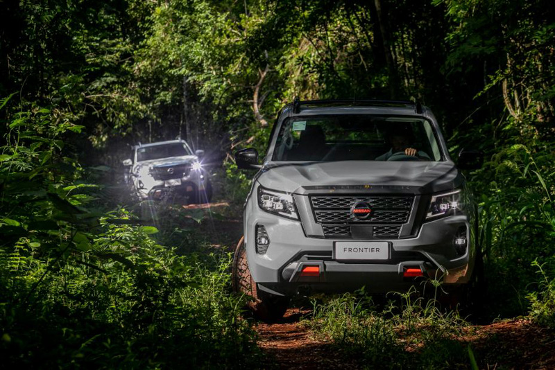 Modos de manejo de la Nissan Frontier todo terreno