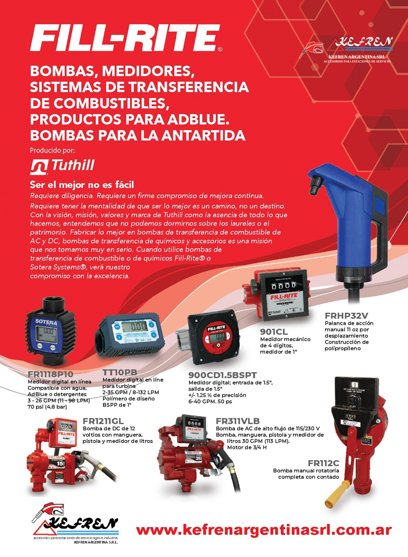 Kefren, novedades en Insumos para Estaciones de Servicio