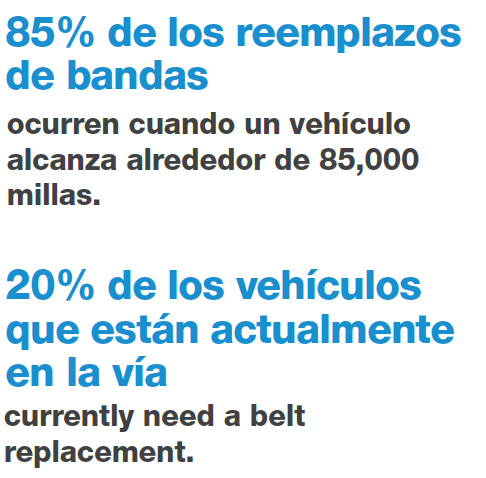 Dayco: Intervalos de mantenimiento y reparación de bandas