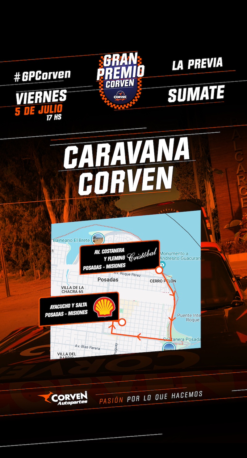 Corven Autopartes se prepara para celebrar el GRAN PREMIO CORVEN