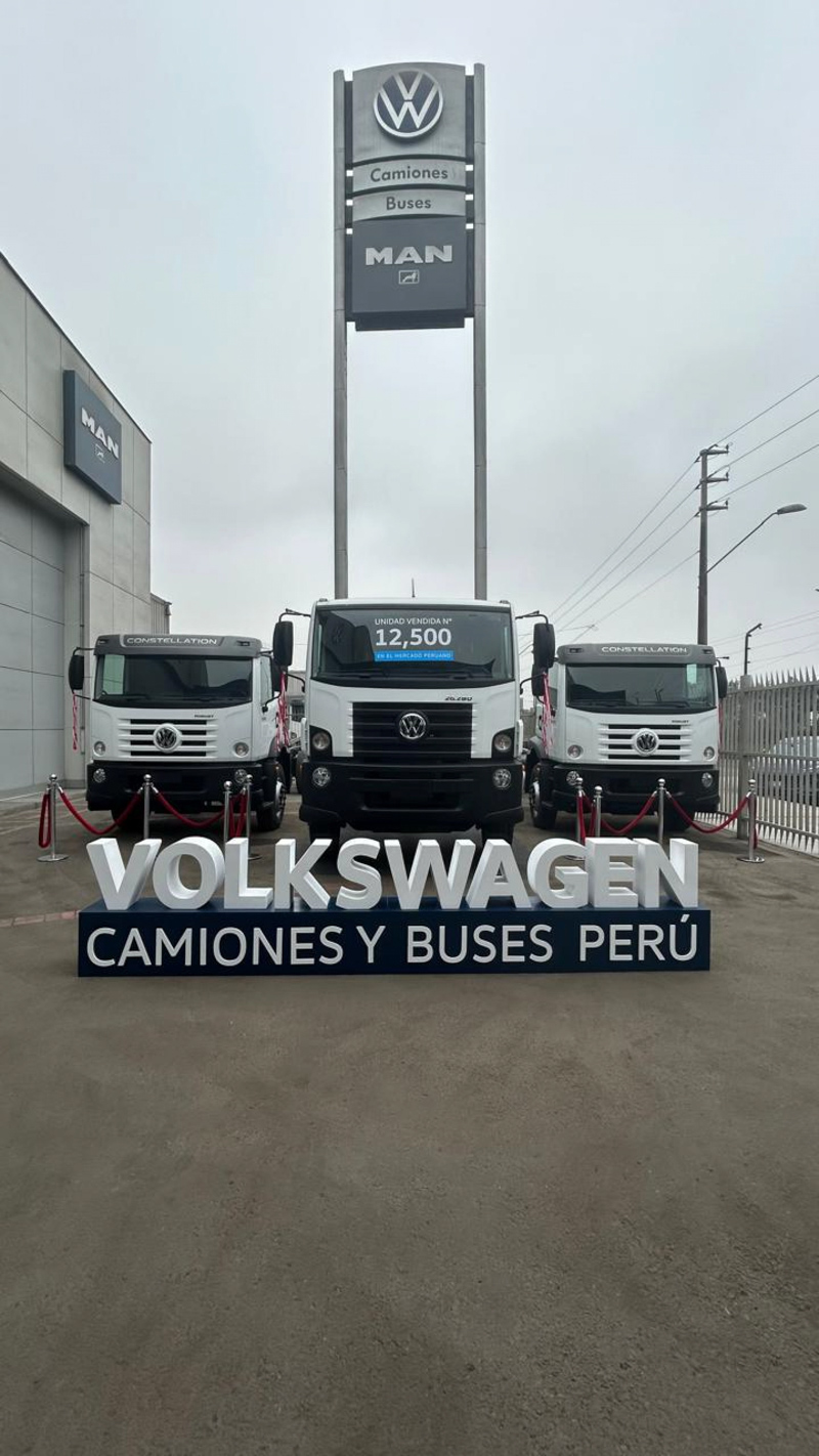 Volkswagen Camiones y Buses alcanza 12,500 unidades en Perú