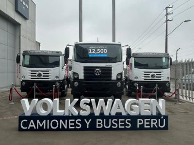Volkswagen Camiones y Buses alcanza 12,500 unidades en Perú