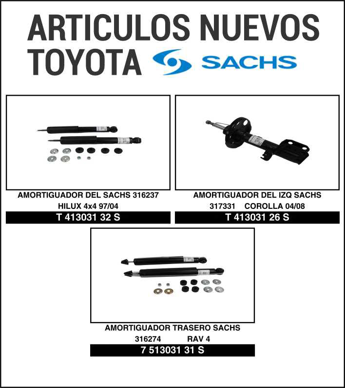 Novedades Expoyer: Nuevos modelos SACHS