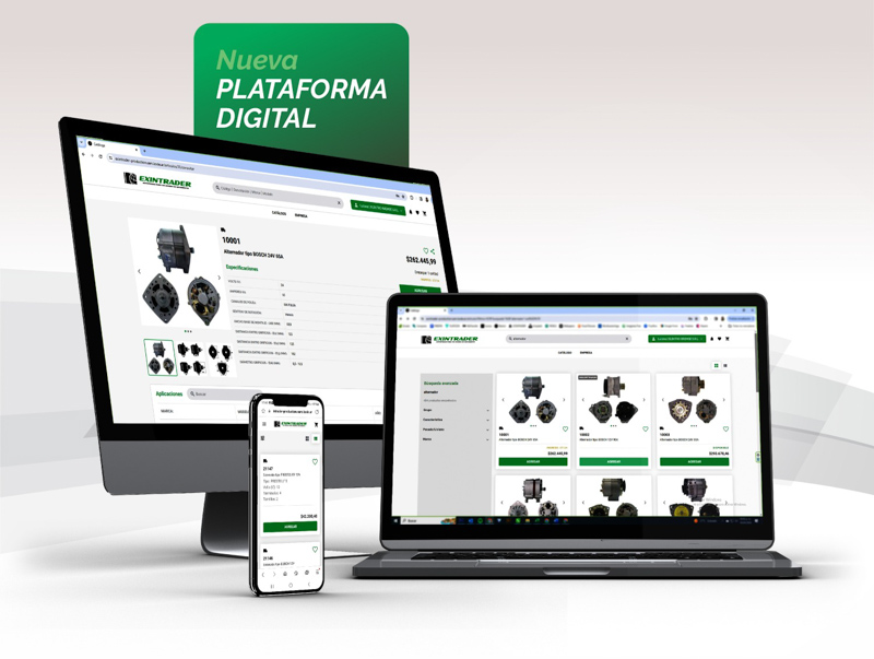Exintrader lanza plataforma digital para autopartes eléctricas