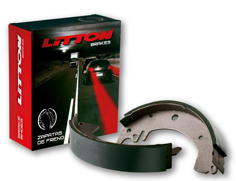 Litton: Campana de freno y zapatas en detalle