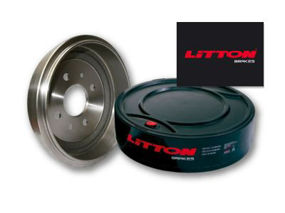 Litton: Campana de freno y zapatas en detalle