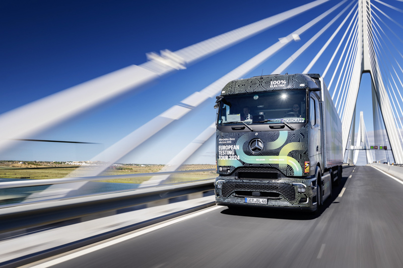 Daimler Truck presenta el eActros 600 en Hannover