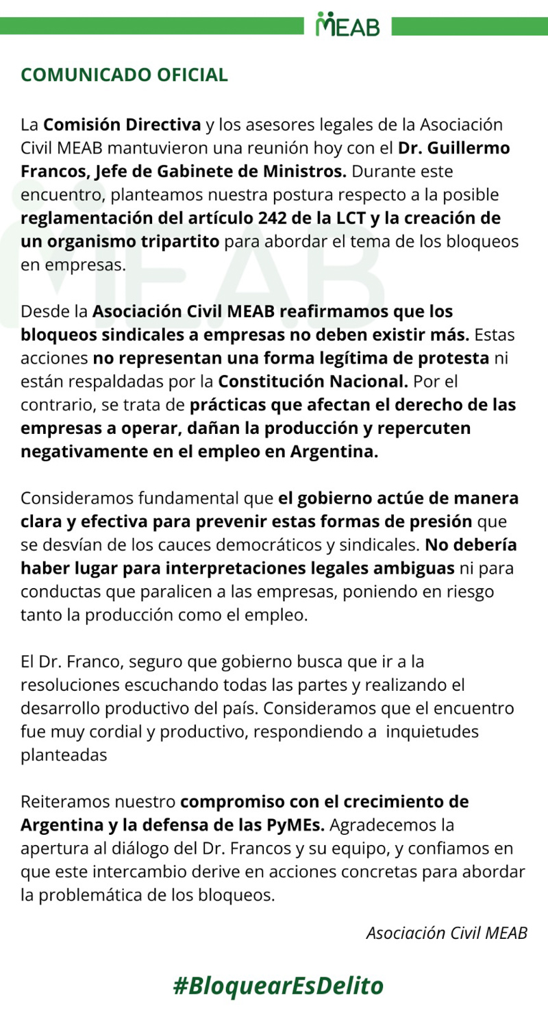 FECRA rechaza bloqueos y apoya al Movimiento Antibloqueo