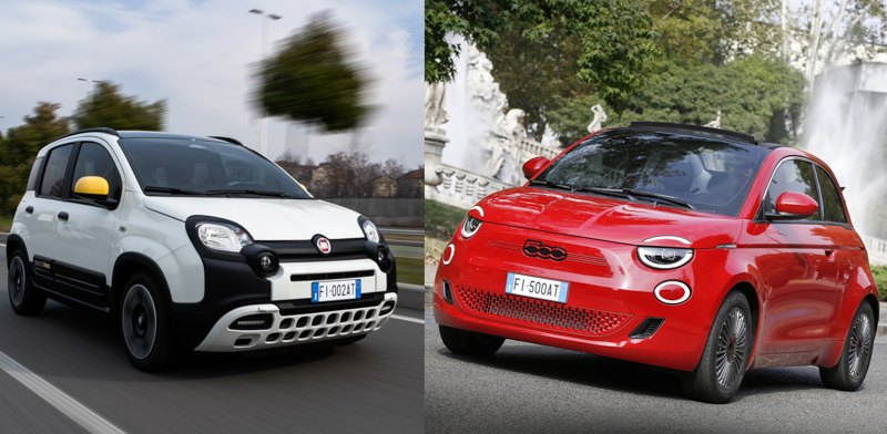 FIAT lidera el mercado europeo urbano con el Panda y 500e