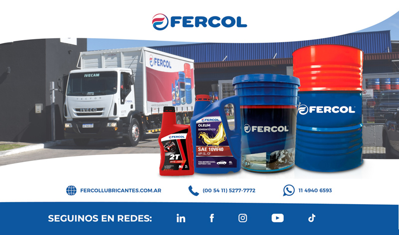 Fercol lanza su nueva línea de lubricantes hidráulicos