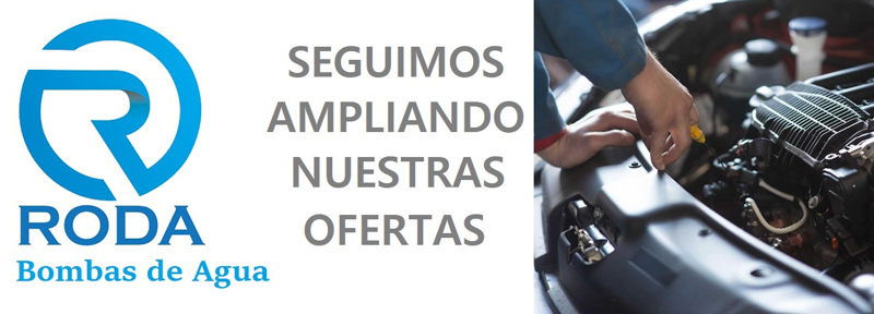 RODA amplía su oferta de bombas de agua para vehículos