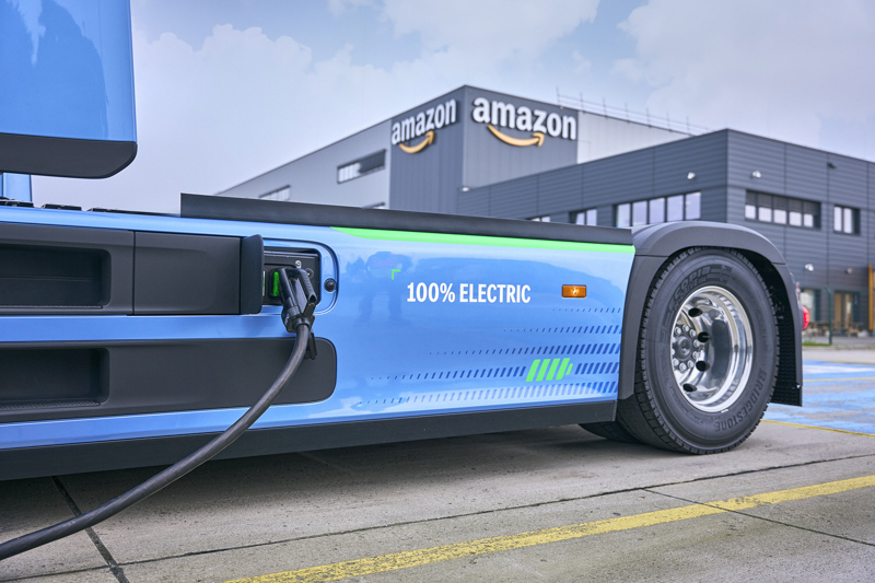 Amazon realiza el mayor pedido de camiones eléctricos