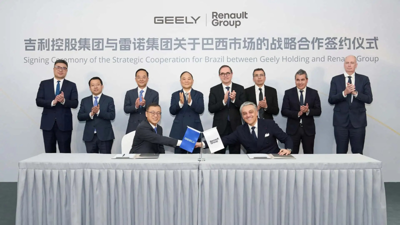 Renault y Geely acuerdan producir híbridos y eléctricos en Brasil