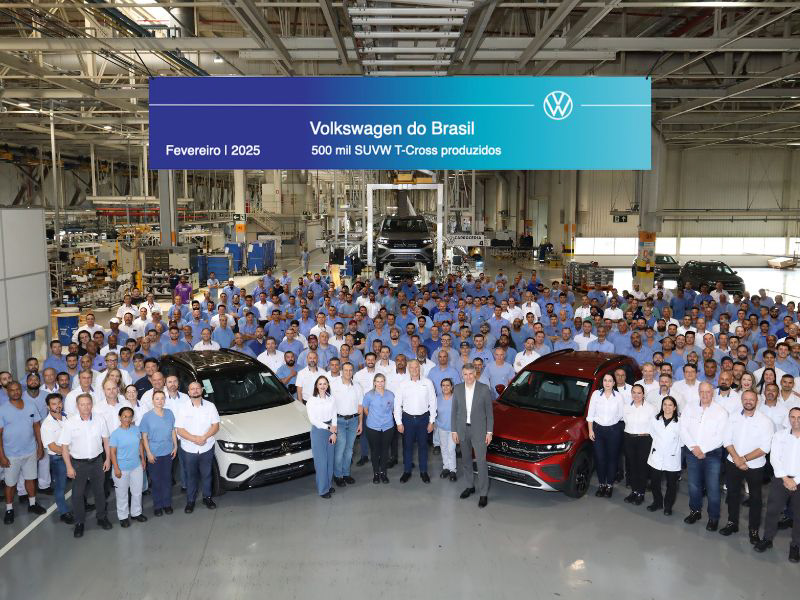 Volkswagen Brasil alcanza 500,000 T-Cross producidos