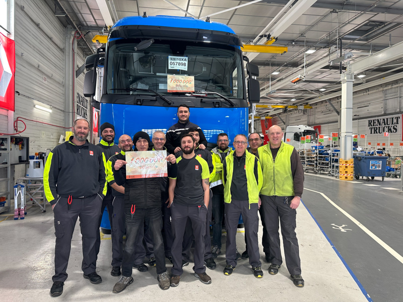 Renault Trucks alcanza un millón de camiones fabricados