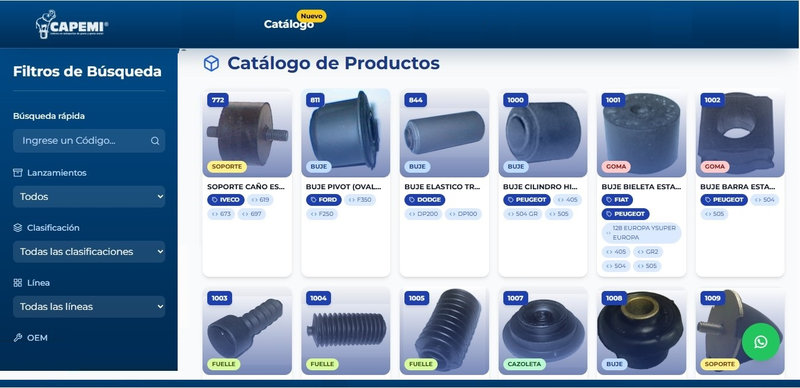 CAPEMI presenta su nuevo catálogo de autopartes