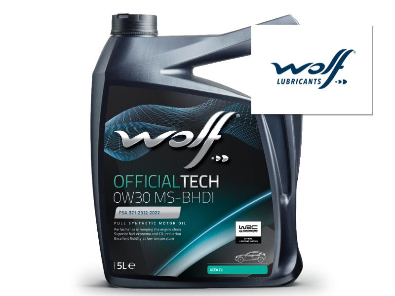 Lubricantes OEM: WOLF OE LEVEL TECH 0W-30 MS-BHDI