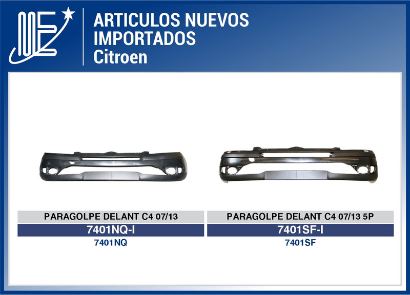 Novedades para vehículos importados