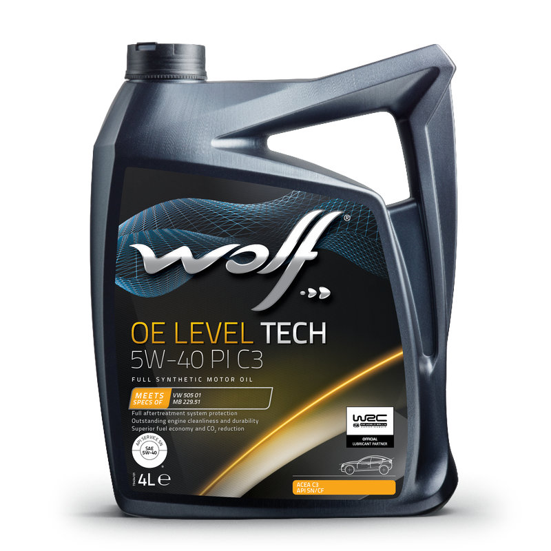 Lubricantes Wolf presenta:WOLF OE LEVEL TECH 5W40 PI C3