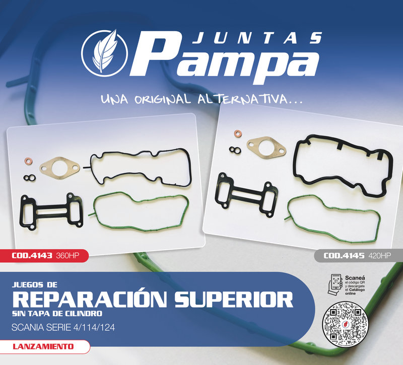 Juntas Pampa lanza juegos de reparación superior