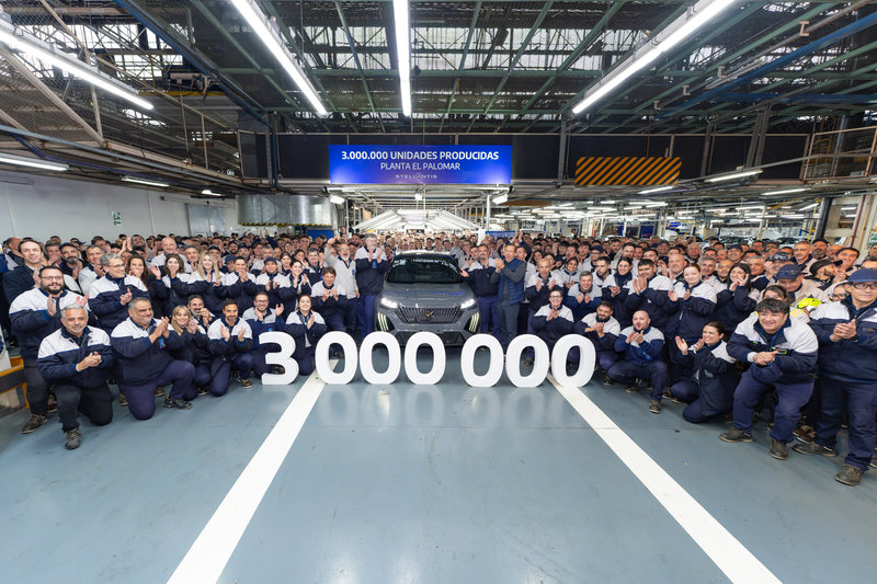 Stellantis El Palomar alcanza 3 millones de autos