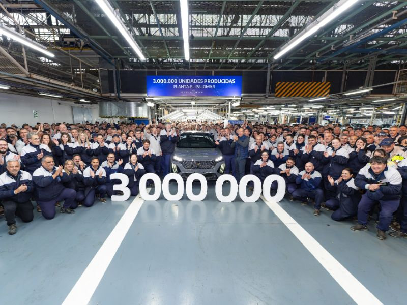 Stellantis El Palomar alcanza 3 millones de autos