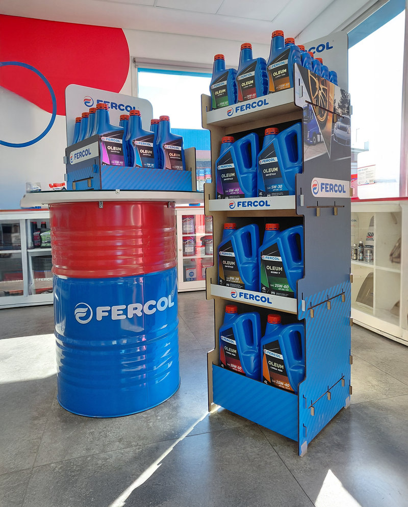 Fercol lanza un nuevo exhibidor para Estaciones de Servicio