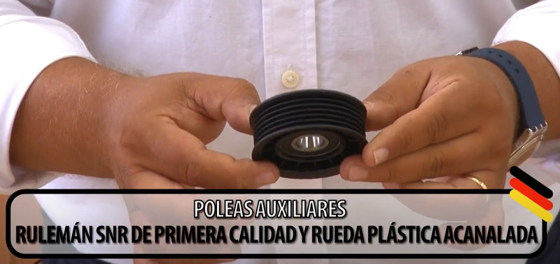 Munich: función y recambio de poleas auxiliares