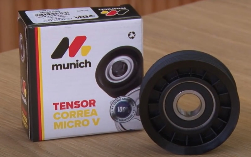 Munich: función y recambio de poleas auxiliares