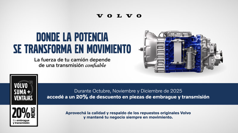 Campaña Transmisión de Volvo en concesionarios oficiales