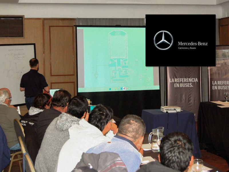 Mercedes-Benz capacitó talleres en Tucumán