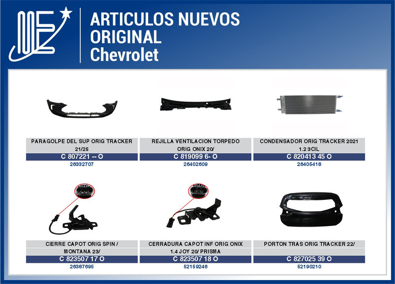 Lanzamientos Chevrolet 2025 en catálogo Expoyer