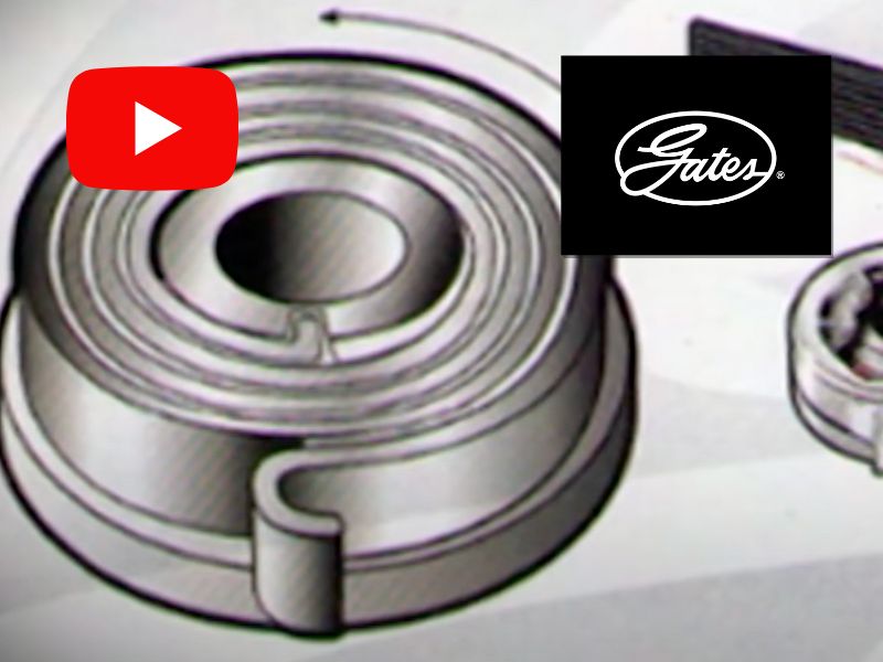 Descripcion de producto Gates: Resortes de sección circular vs. Resortes de sección plana