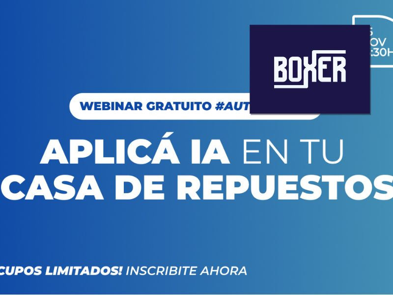 Boxer Gestión: sistema digital y webinar para Casas de Repuestos