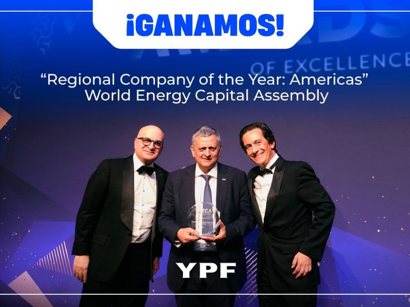 YPF reconocida como compañía regional del año