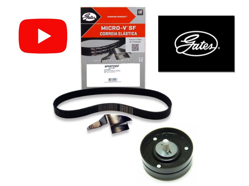 Instructivo Gates: Instalación de Correa Elástica Micro V - Stretch Fit